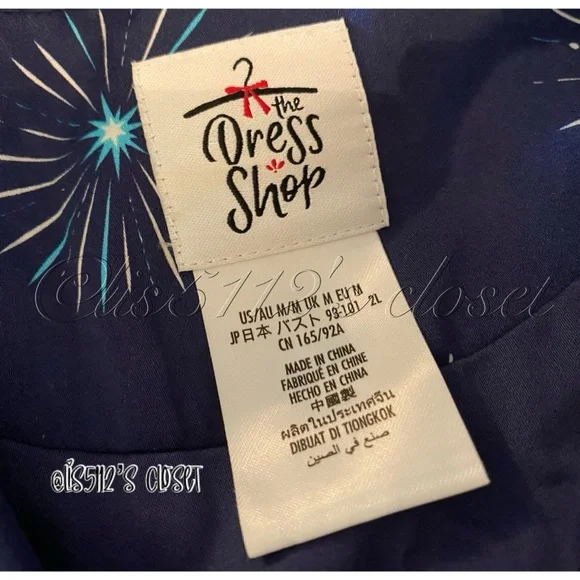 NWOT Disney Parks Walt Disney World 50th Anniversary Celebration Dress Sz Medium - Picture 12 of 16